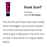 DUSK APPLE WATCH SCARF BAND (CONNECTORS INCLUDED)