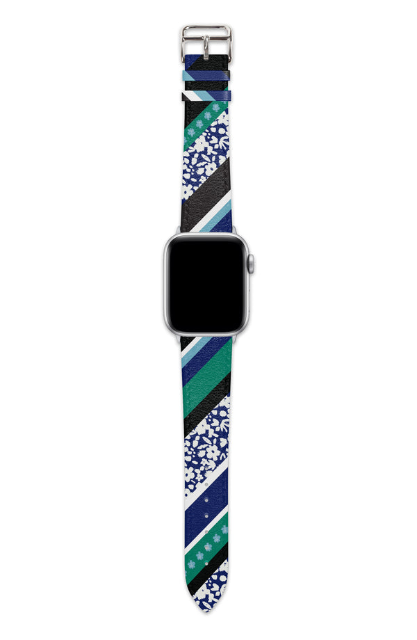 BLACK BLOSSOM APPLE WATCH BAND